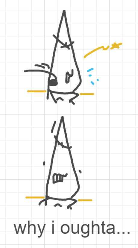 A panel from Running Duos, episode four of the Board Boards object show by Furretwalk/WalkingFurret.